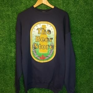 VINTAGE EARLY 90'S BEER STORE CREWNECK